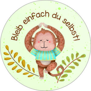 Buttonvorlage: Einfach du selbst