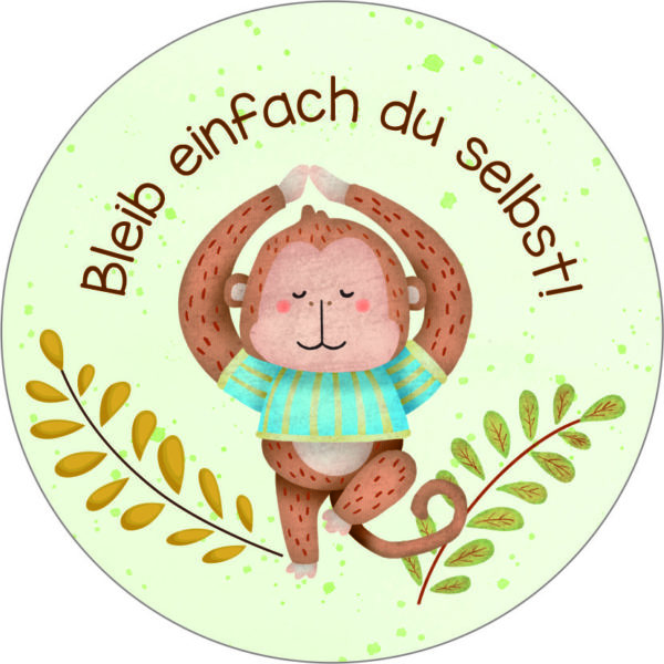 Buttonvorlage: Einfach du selbst