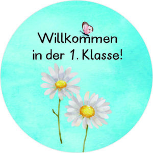 Buttonvorlage: Gänseblümchen