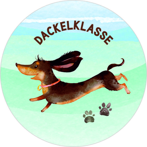 Buttonvorlage: Dackelklasse