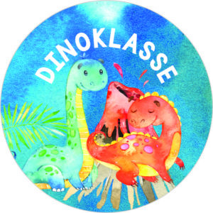 Buttonvorlage: Dinoklasse