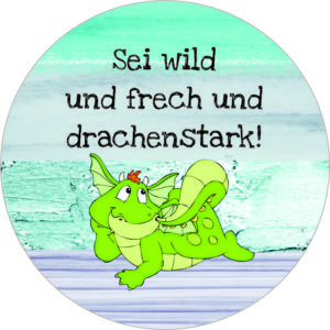 Buttonvorlage: Drachenstark Konstantin