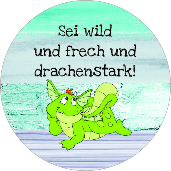 Buttonvorlage: Drachenstark Konstantin