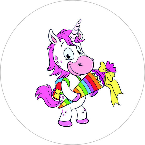 Buttonvorlage: Einhorn