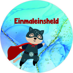 Buttonvorlage: Einmaleinsheld