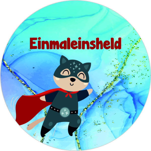Buttonvorlage: Einmaleinsheld