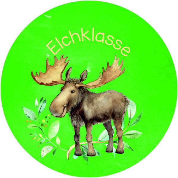 Buttonvorlage: Elchklasse