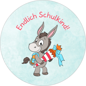 Buttonvorlage: Esel