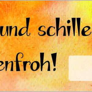Vorlage für Lineal: Farbenfroh Chamäleon