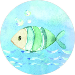 Buttonvorlage: Fisch