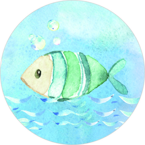 Buttonvorlage: Fisch