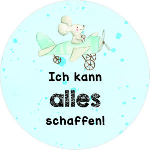 Buttonvorlage: Mausflieger