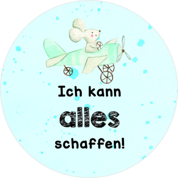 Buttonvorlage: Mausflieger