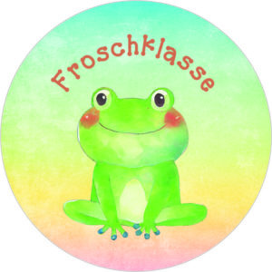 Buttonvorlage: Froschklasse