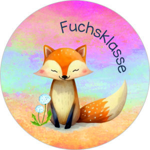 Buttonvorlage: Fuchsklasse