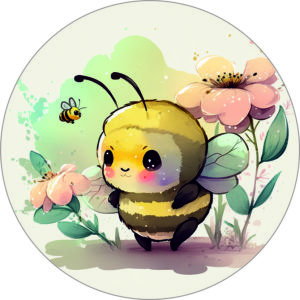 Buttonvorlage: Hummel