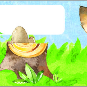Vorlage für Lineal: Hase