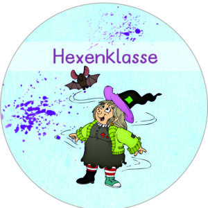 Buttonvorlage: Hexenklasse