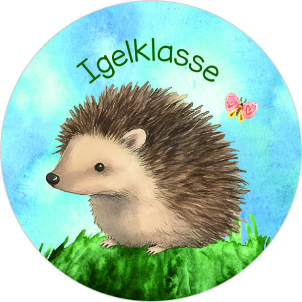 Buttonvorlage: Igelklasse