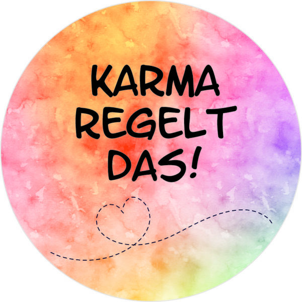 Buttonvorlage: Karma