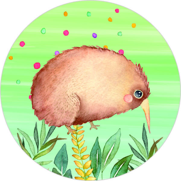 Buttonvorlage: Kiwi