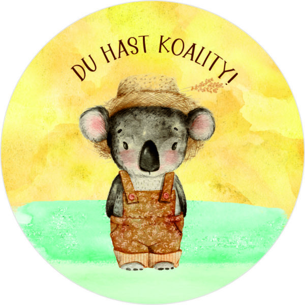 Buttonvorlage: Du hast KOALITY!