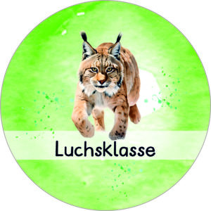 Buttonvorlage: Luchsklasse