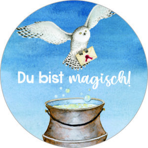 Buttonvorlage: Du bist magisch!