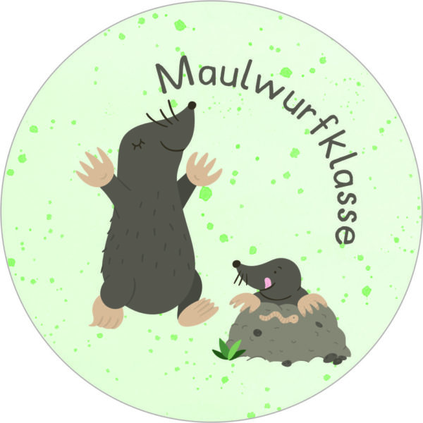 Buttonvorlage: Maulwurfklasse
