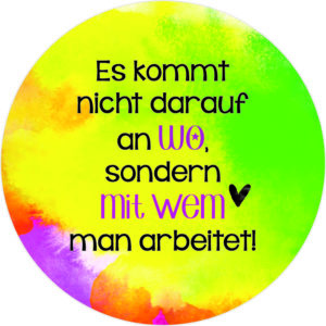 Buttonvorlage: Mit wem