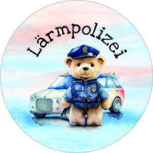 Buttonvorlage: Lärmpolizei