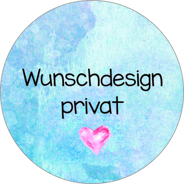Buttonvorlage Wunschdesign - privat