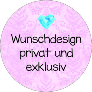 Buttonvorlage Wunschdesign - privat und exklusiv