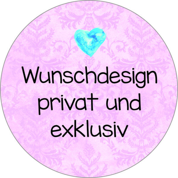Buttonvorlage Wunschdesign - privat und exklusiv
