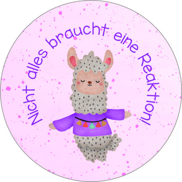 Buttonvorlage: Reaktion
