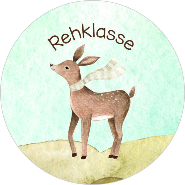 Buttonvorlage: Rehklasse