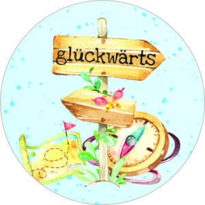Buttonvorlage: Glückwärts
