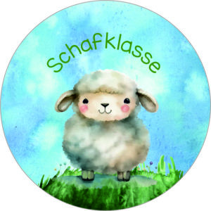 Buttonvorlage: Schafklasse