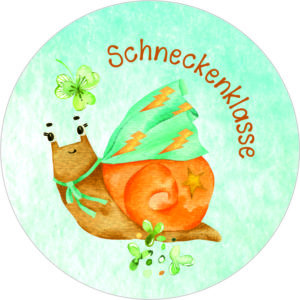 Buttonvorlage: Schneckenklasse