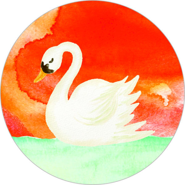 Buttonvorlage: Schwanenklasse