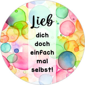 Buttonvorlage: Selbstliebe
