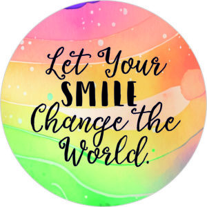 Buttonvorlage: Smile