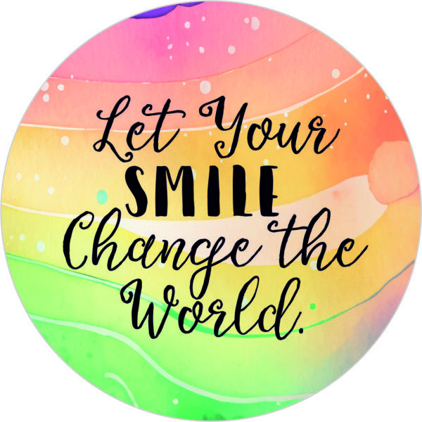 Buttonvorlage: Smile