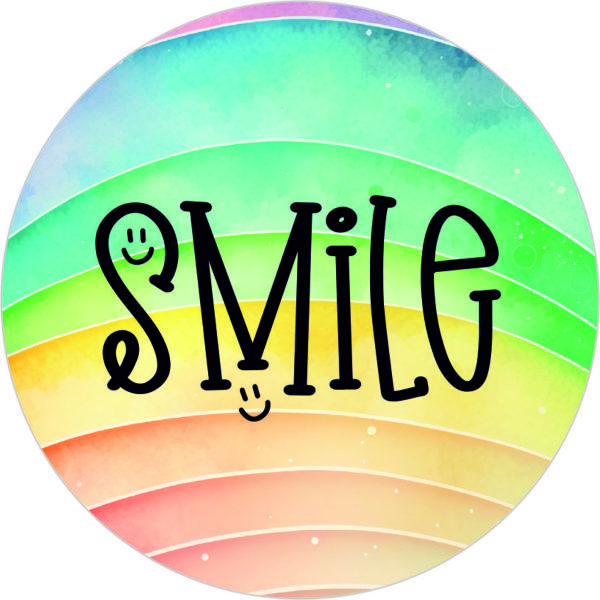 Buttonvorlage: Smile