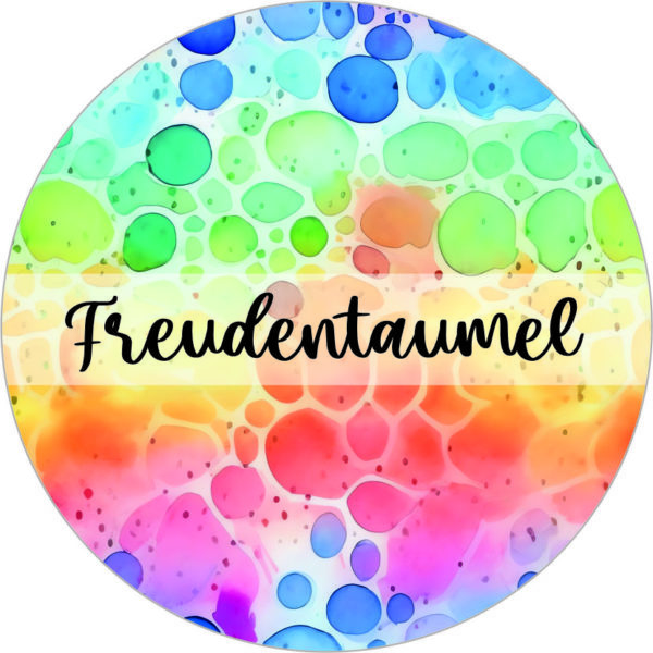Buttonvorlage: Freudentaumel