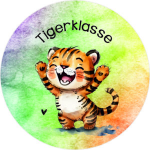 Buttonvorlage: Tigerklasse