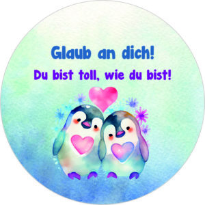 Buttonvorlage: Du bist toll!