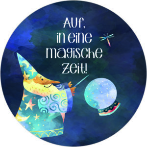 Buttonvorlage: Magische Zeit