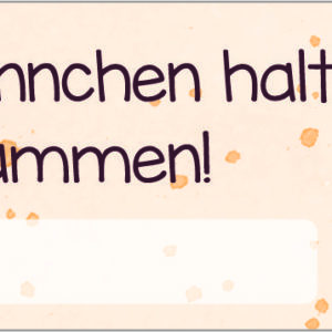 Vorlage für Lineal: Zusammenhalt