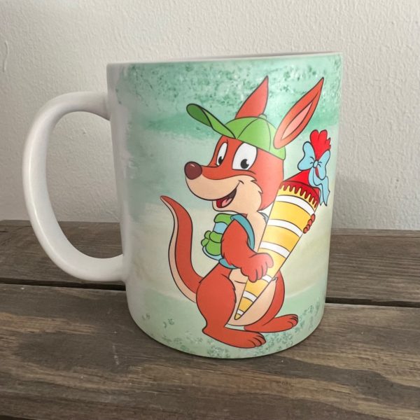Keramiktasse satin:  Kleiner Hüpfer
